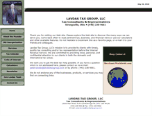 Tablet Screenshot of lavdastaxgroup.com